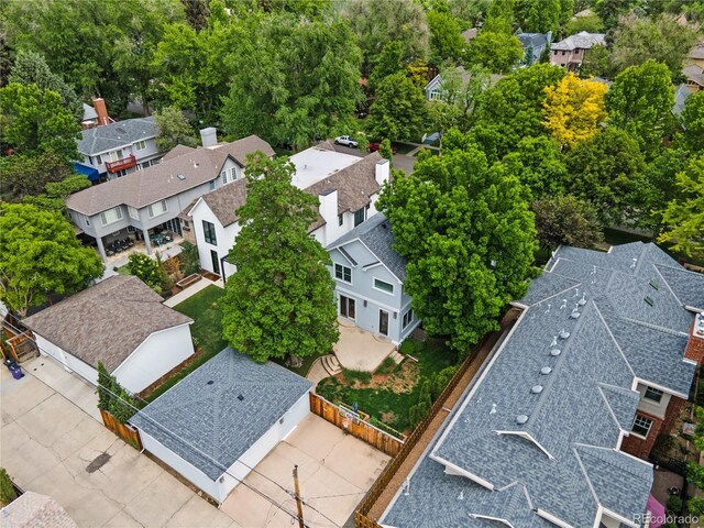 2485 S Fillmore St, Denver, CO 80210 - aerial perspective of suburban area