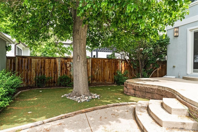2485 S Fillmore St, Denver, CO 80210 - fenced backyard featuring a patio area