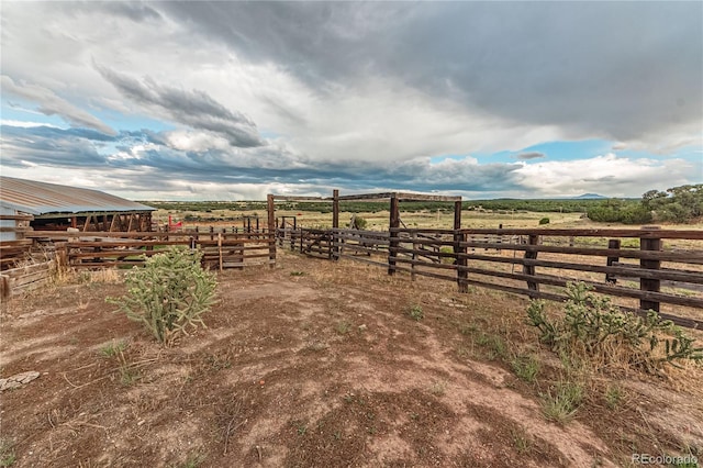 7727 County Road 521, Walsenburg, CO 81089 - view of yard with an outbuilding, a rural view, and an exterior structure