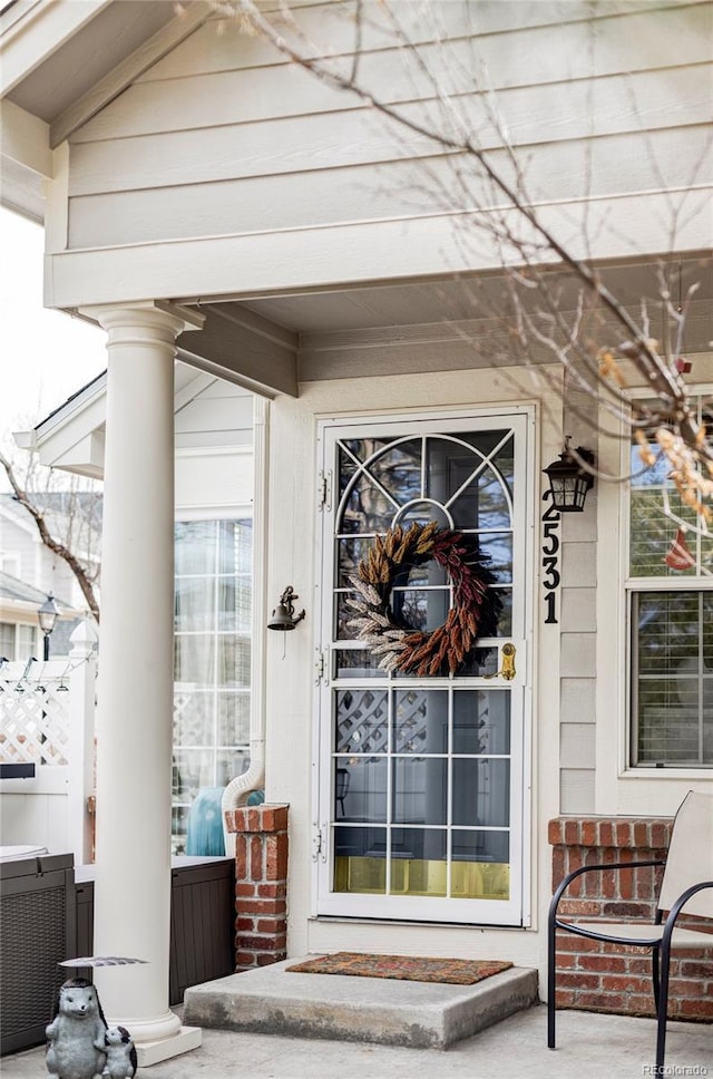 view of property entrance