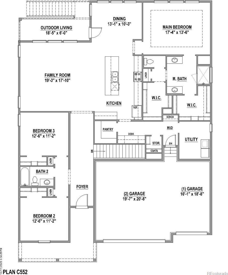 8970 Elk Antler Ln, Colorado Springs, CO 80908 - floor plan
