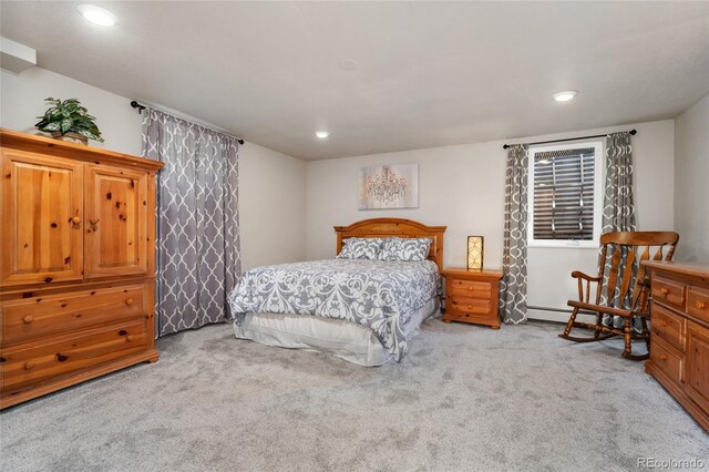 27436 Kennedy Gulch Rd, Conifer, CO 80433 - bedroom featuring carpet flooring and recessed lighting