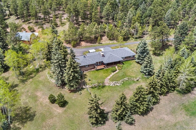 27436 Kennedy Gulch Rd, Conifer, CO 80433 - aerial view of property and surrounding area