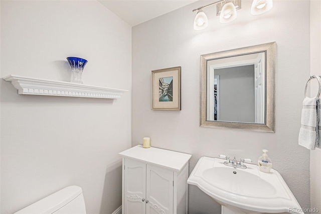 401 N Columbine St, Golden, CO 80403 - bathroom with toilet and a sink
