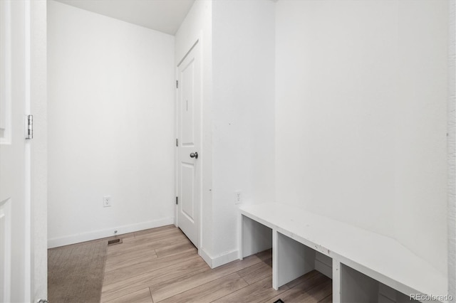 10983 Uvalda St, Commerce City, CO 80022 - mudroom with light wood-type flooring and baseboards