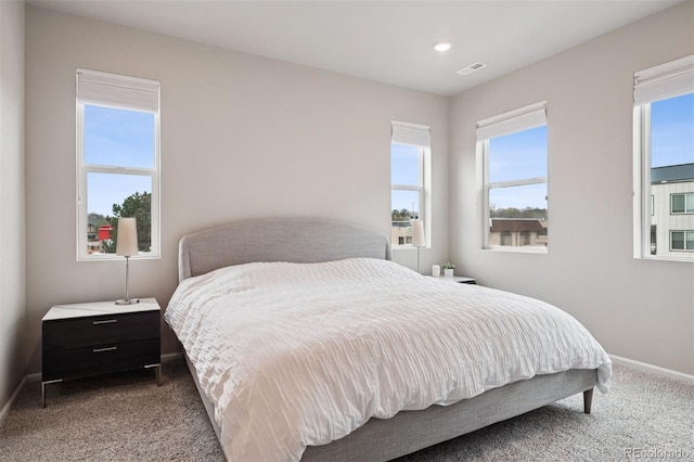 12283 W 57th Ln, Arvada, CO 80002 - carpeted bedroom featuring baseboards and recessed lighting