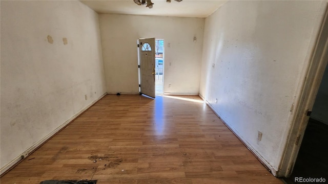 interior space featuring light hardwood / wood-style floors