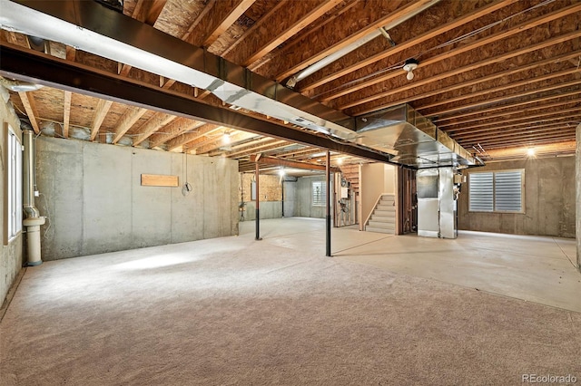 10368 Bluffmont Dr, Lone Tree, CO 80124 - basement featuring stairway