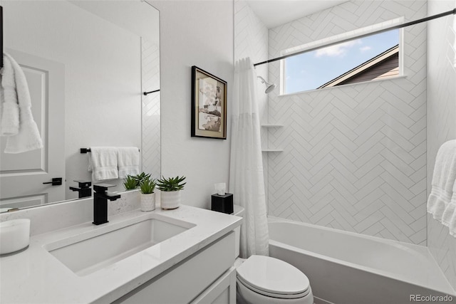 11187 W 53rd Dr, Wheat Ridge, CO 80033 - bathroom with vanity and shower / tub combo with curtain