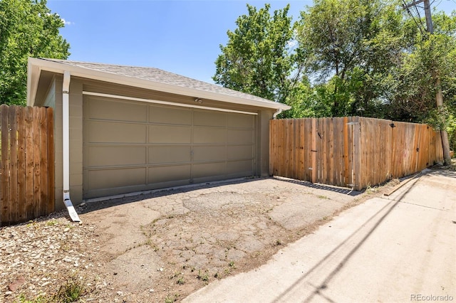 951 S Osage St, Denver, CO 80223 - view of detached garage