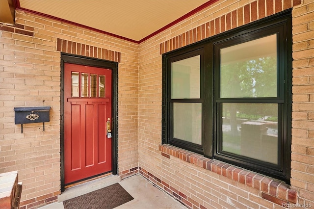 view of entrance to property