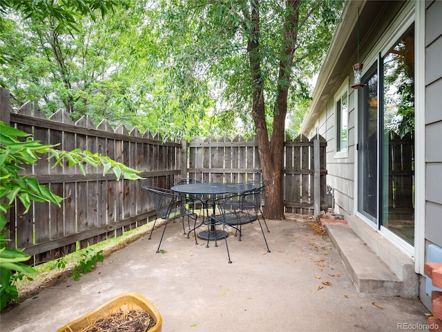 view of patio