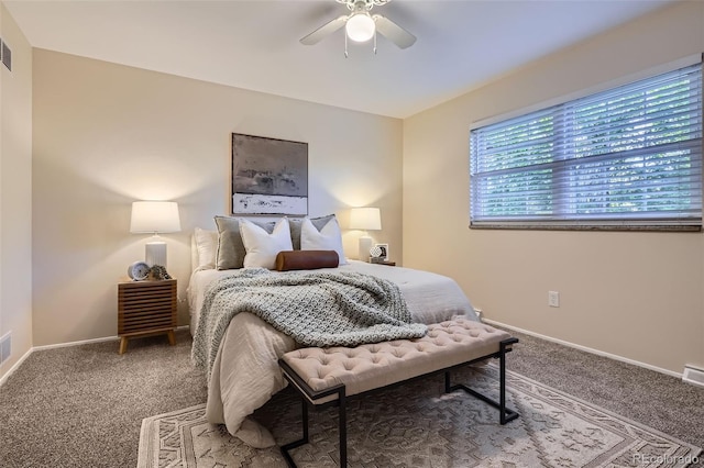 5511 S Lowell Blvd, Littleton, CO 80123 - carpeted bedroom featuring baseboards and ceiling fan