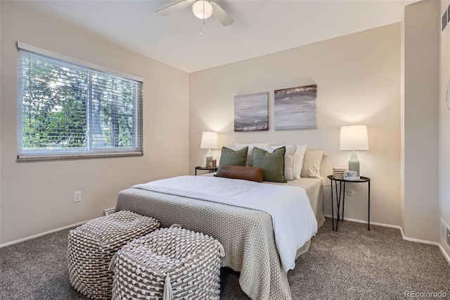 5511 S Lowell Blvd, Littleton, CO 80123 - carpeted bedroom featuring baseboards and ceiling fan