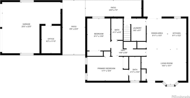 13440 County Rd 45, Coaldale, CO 81222 - home floor plan