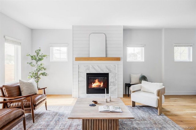 108 Arapahoe St, Golden, CO 80403 - living area with plenty of natural light and wood finished floors