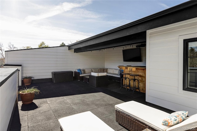 108 Arapahoe St, Golden, CO 80403 - view of patio / terrace featuring an outdoor hangout area
