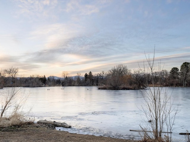 property view of water