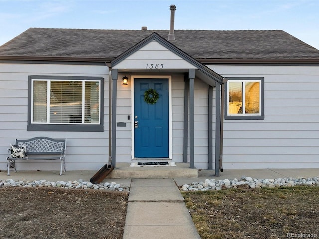 view of property entrance