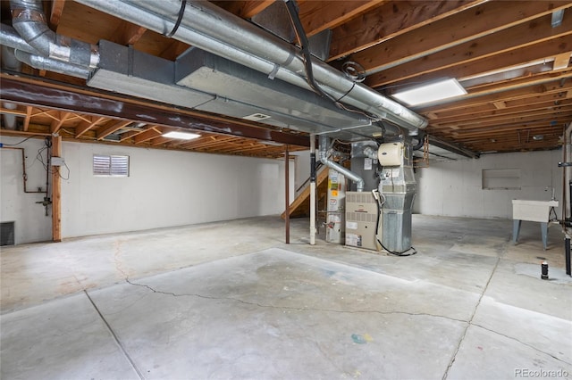 9451 W Hialeah Pl, Littleton, CO 80123 - unfinished below grade area featuring heating unit