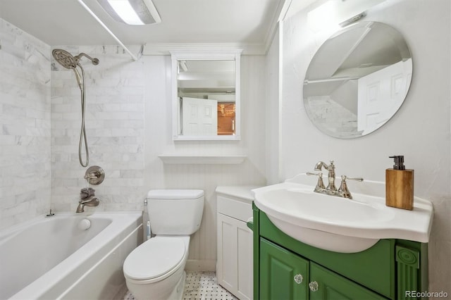 3044 W 40th Ave, Denver, CO 80211 - bathroom featuring vanity and shower / washtub combination