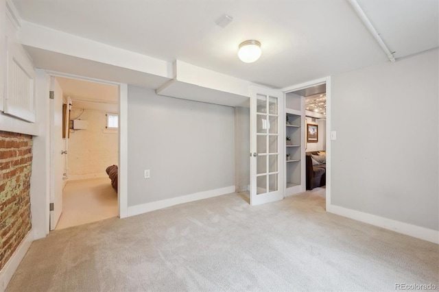 3044 W 40th Ave, Denver, CO 80211 - finished basement with light colored carpet and baseboards