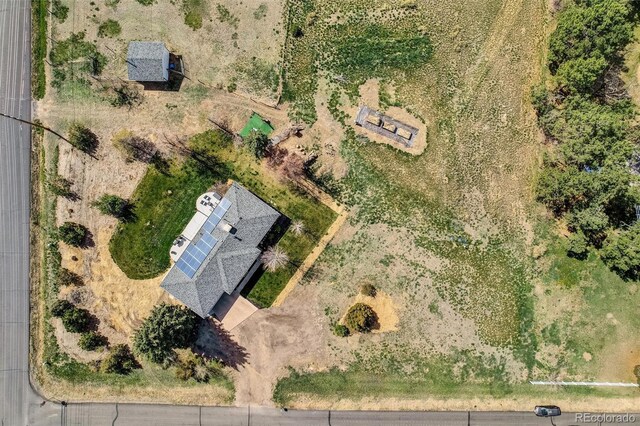 view from above of property