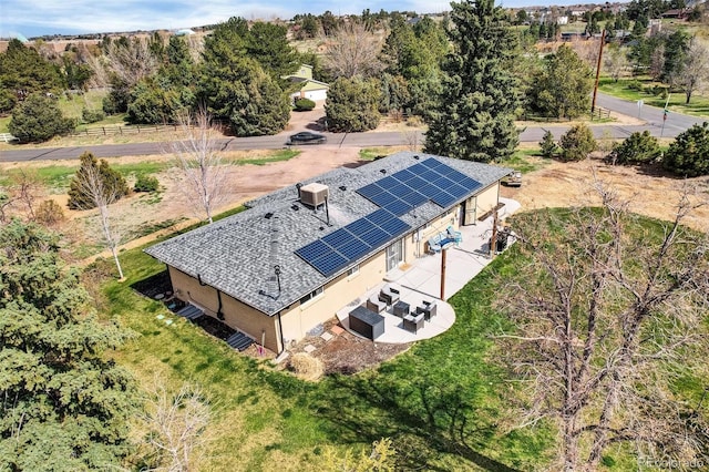aerial view of property and surrounding area