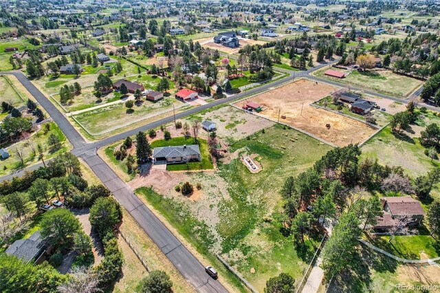 aerial view of property's location