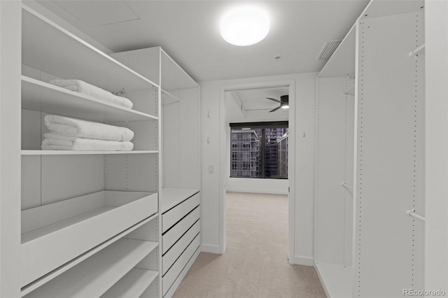 1750 Wewatta St Unit 1227, Denver, CO 80202 - walk in closet featuring light carpet