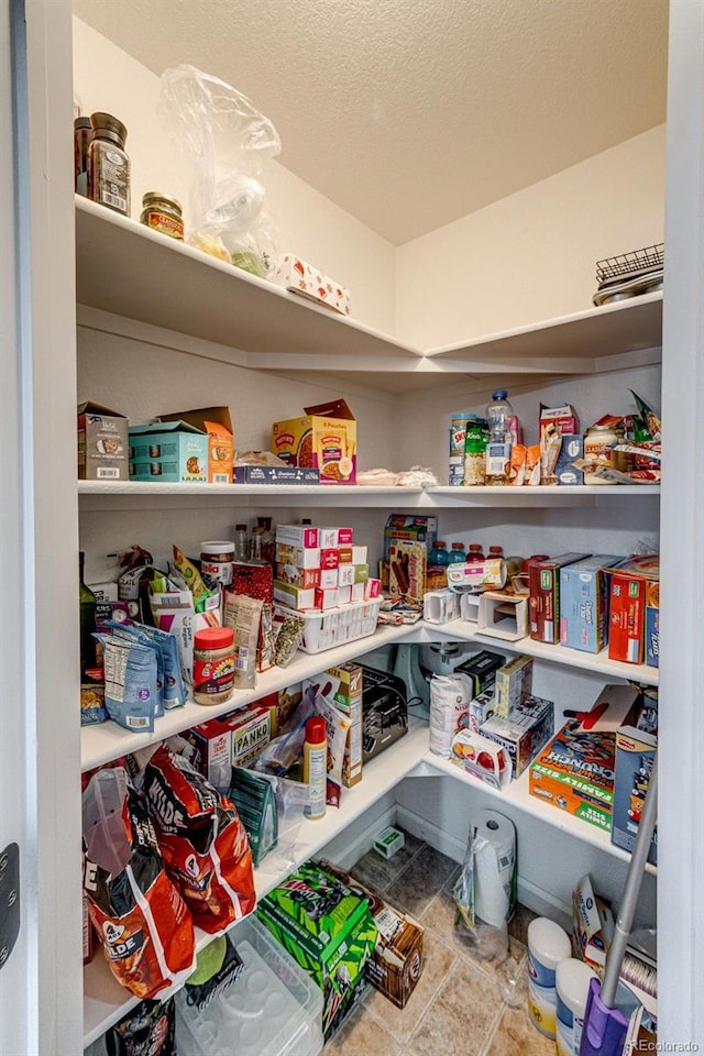 view of pantry