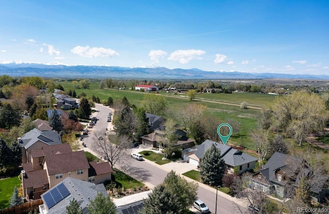 2539 Lake Meadow Dr, Lafayette, CO 80026 - overview of rural landscape featuring a mountain backdrop