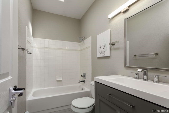 2539 Lake Meadow Dr, Lafayette, CO 80026 - full bath with toilet, shower / bathtub combination, and vanity