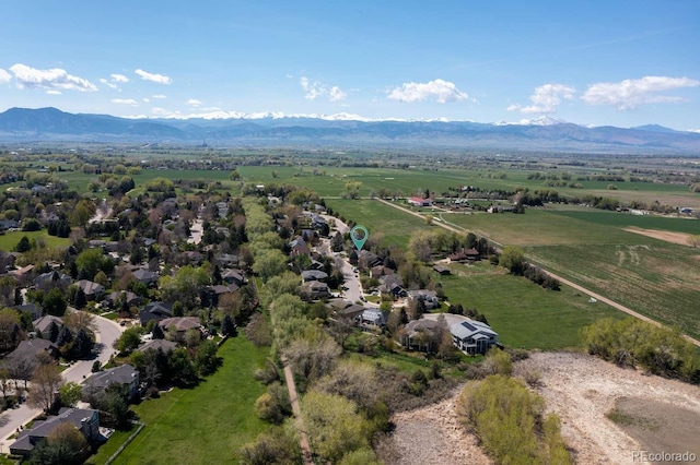 2539 Lake Meadow Dr, Lafayette, CO 80026 - overview of rural landscape featuring a mountain backdrop