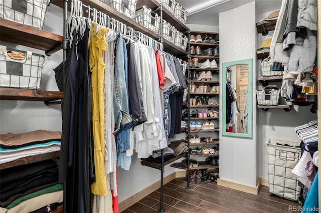 902 Jarvis Dr, Erie, CO 80516 - walk in closet featuring wood finish floors