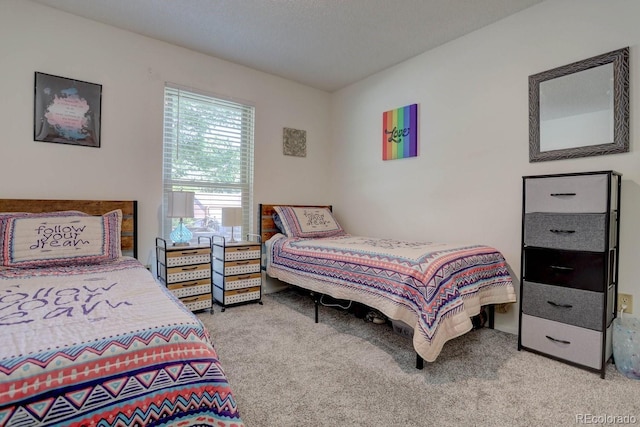 bedroom featuring carpet floors