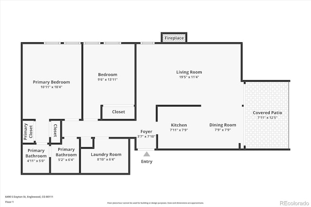 6490 S Dayton St Unit L02, Englewood, CO 80111 - view of property floor plan