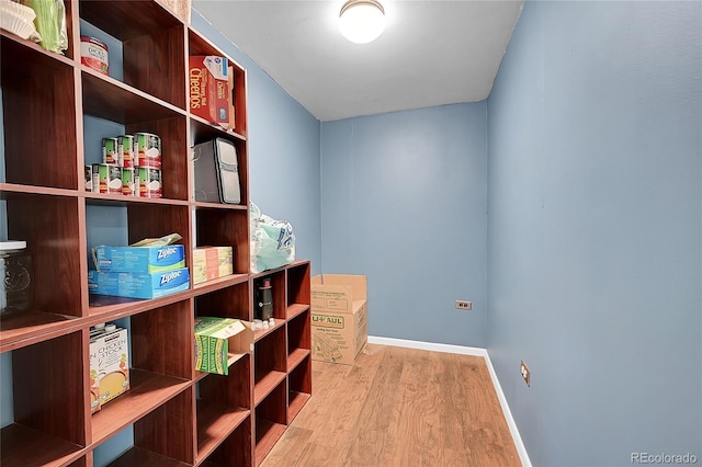 view of storage room