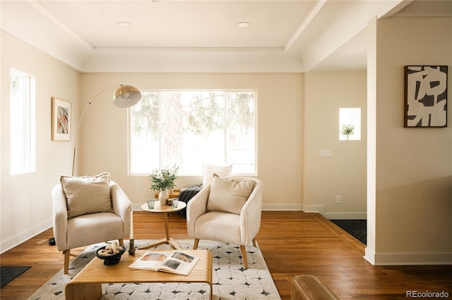 1219 Cherry St, Denver, CO 80220 - sitting room with wood finished floors and baseboards
