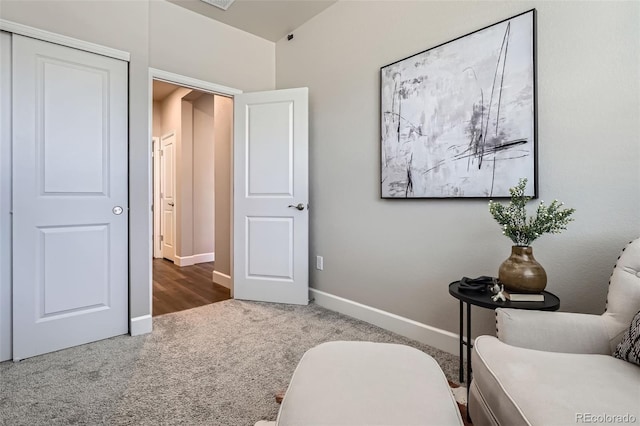13460 Broad Wing Ave, Parker, CO 80134 - sitting room featuring carpet floors and baseboards