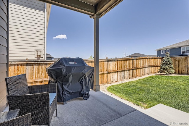 13460 Broad Wing Ave, Parker, CO 80134 - view of patio / terrace with grilling area