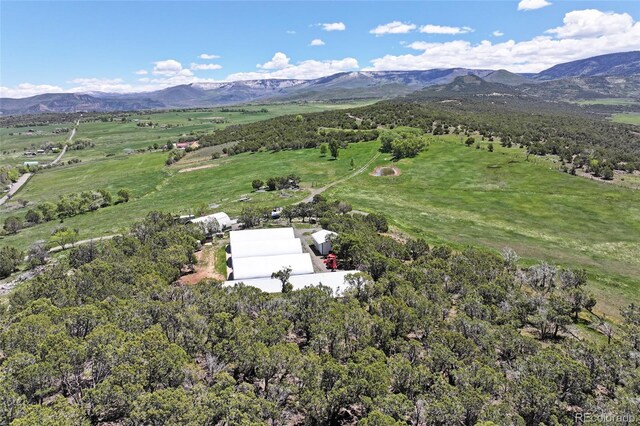 57191 Me Rd, Collbran, CO 81624 - view from above of property with a mountain backdrop