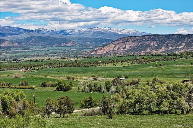 57191 Me Rd, Collbran, CO 81624 - view of mountain backdrop featuring rural landscape
