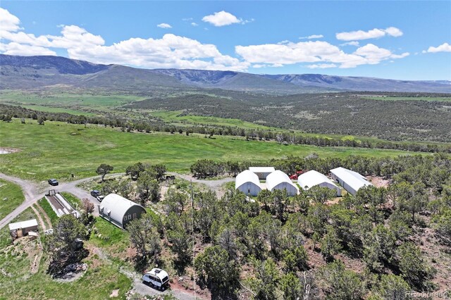 57191 Me Rd, Collbran, CO 81624 - aerial view of a mountainous background