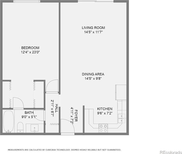 610 S Clinton St Unit 8C, Denver, CO 80247 - view of property floor plan