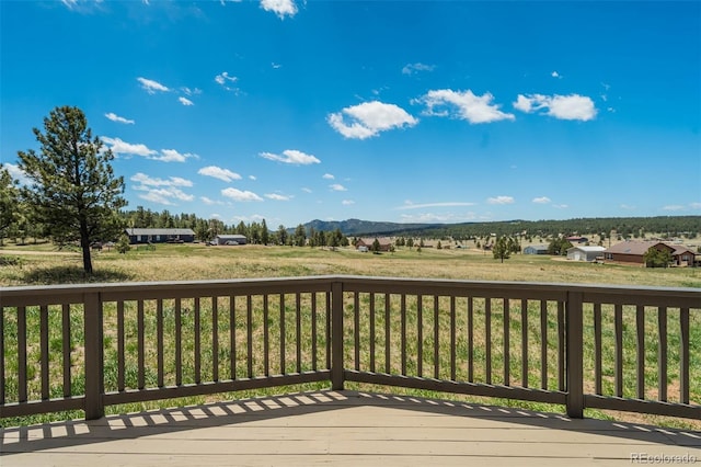 85 Estes Cir, Florissant, CO 80816 - view of deck