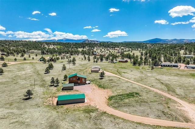 85 Estes Cir, Florissant, CO 80816 - view of rural area with a mountain backdrop