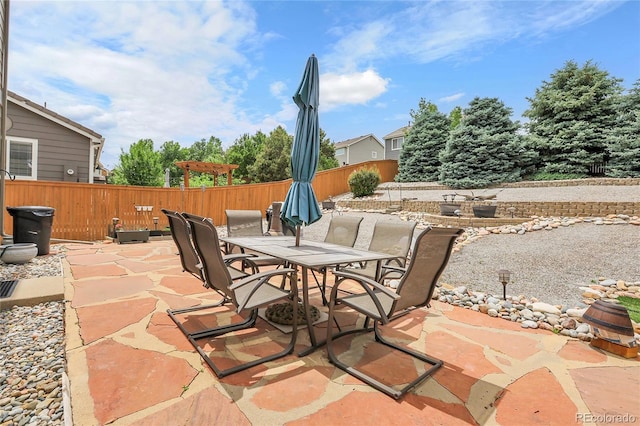 10540 Tracewood Cir, Highlands Ranch, CO 80130 - view of patio featuring outdoor dining area