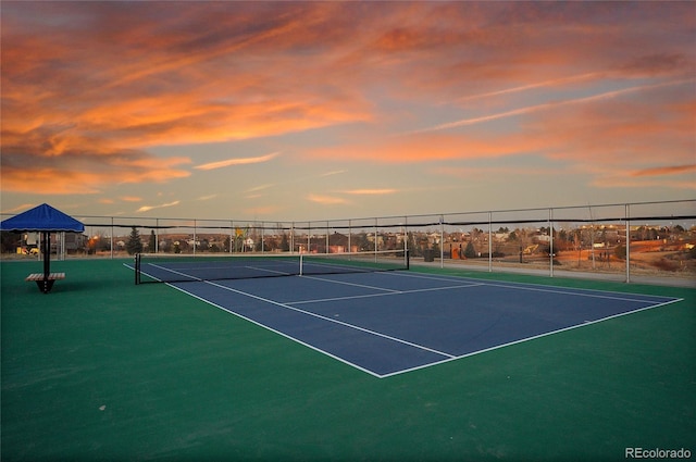 view of sport court