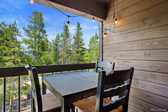 100 County Road 8344 Unit 3, Fraser, CO 80442 - balcony with outdoor dining area